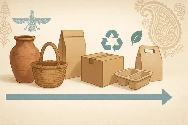 تاریخچه بسته بندی در ایران